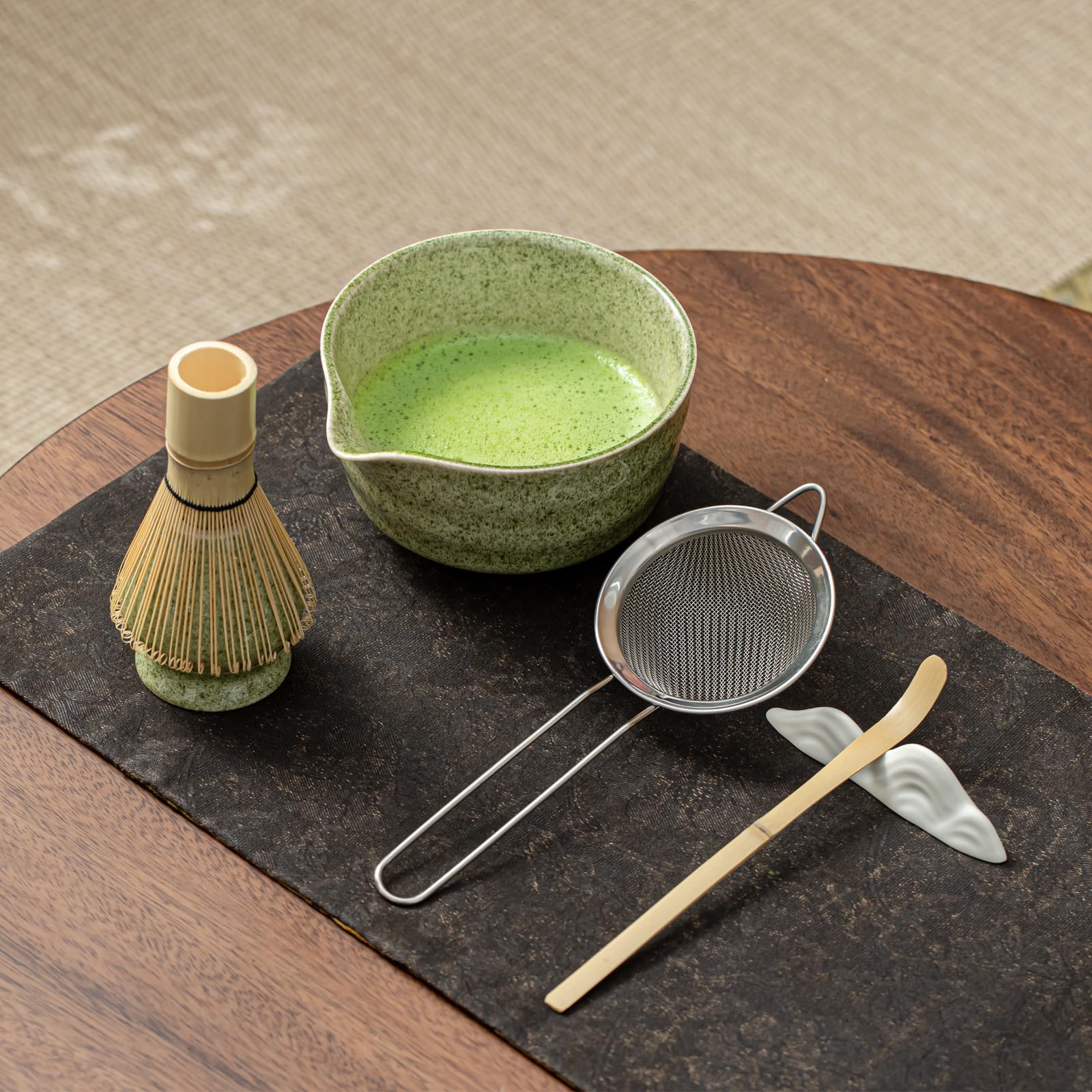 Pemucen bamboo scoop for accurate powder measurement