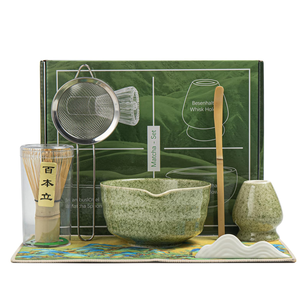 Pemucen matcha bowl with spout for smooth pouring and at-home ceremony