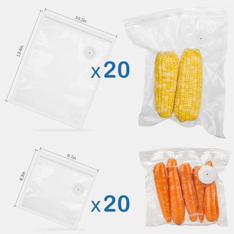 Pengrainsys reusable bags suitable for sous vide and cold storage.