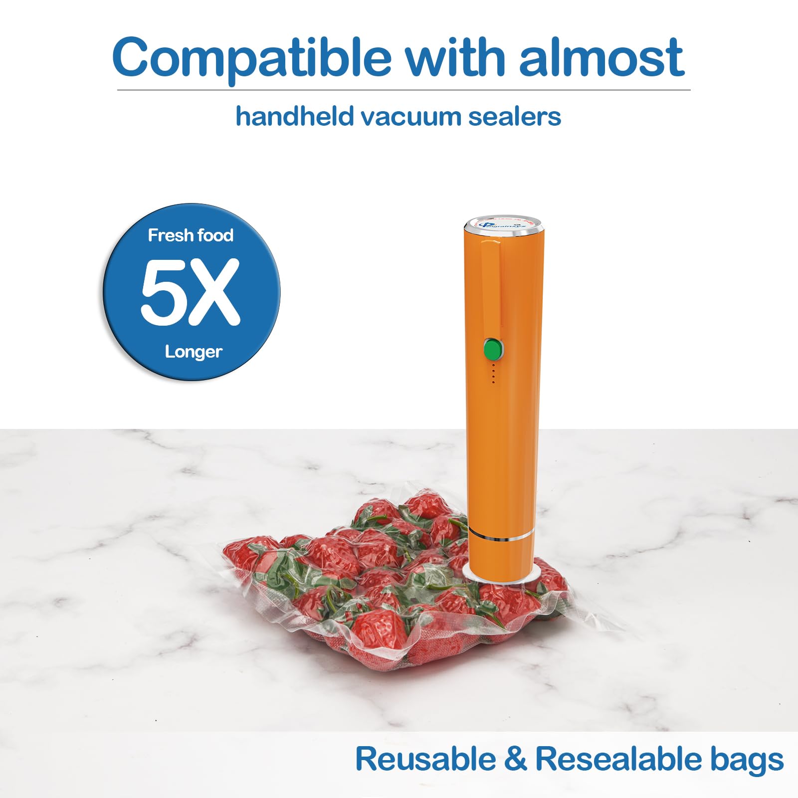 Pengrainsys small vacuum bags 8.3x8.7 inches ideal for portioned snacks.