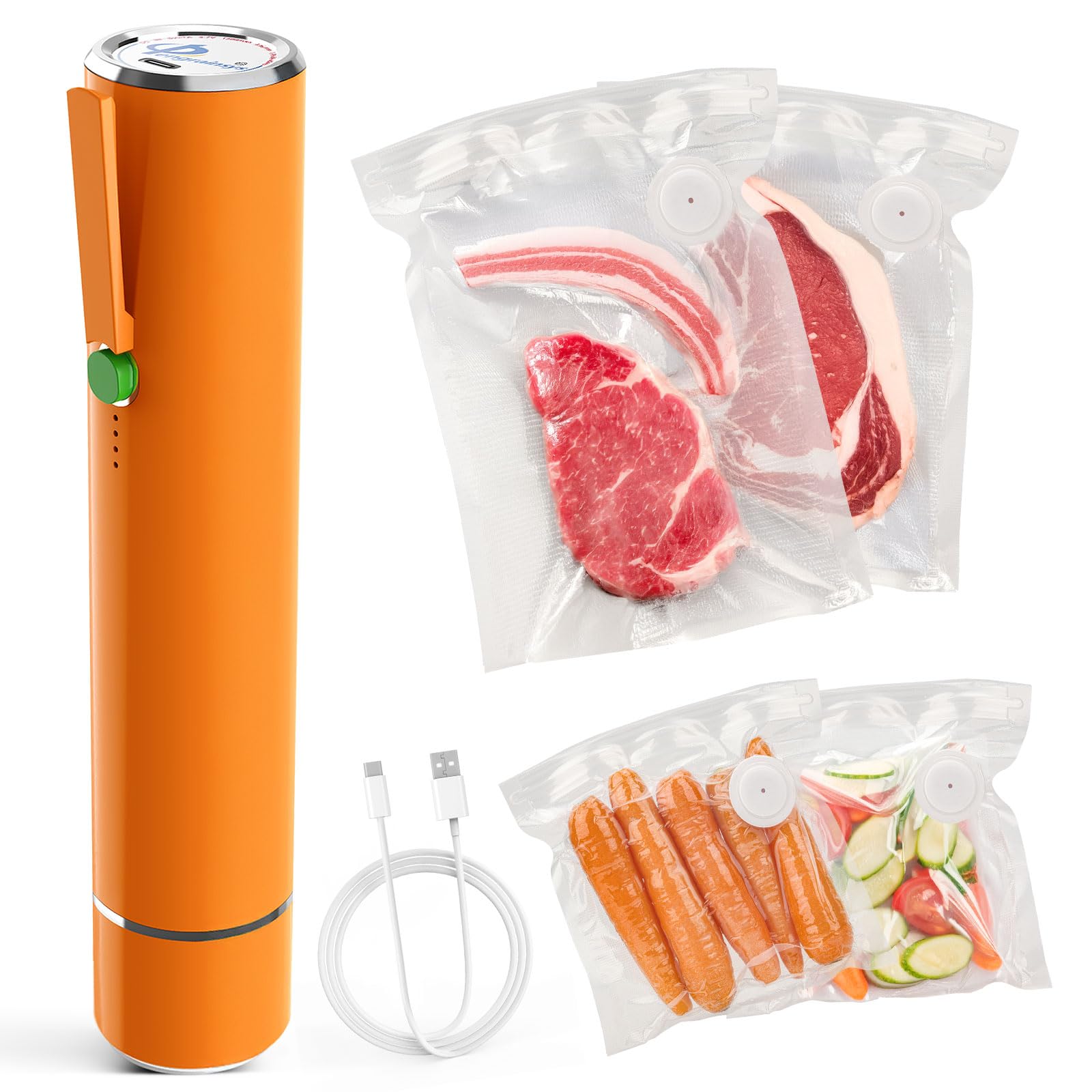 Pengrainsys vacuum sealer machine front view for compact storage and freshness.