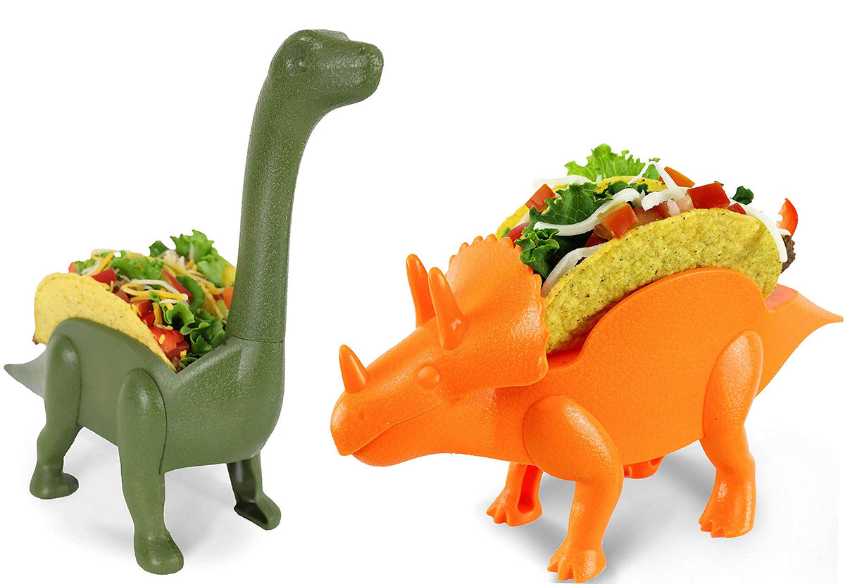 Penko Herd Pack Ultrasaurus taco holder securing two tacos for kids