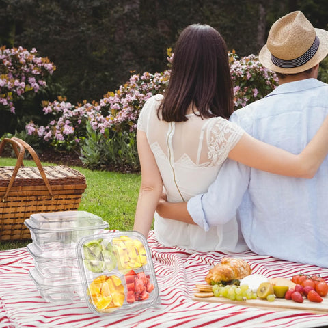 Peohud durable PET plastic bento for daily reuse