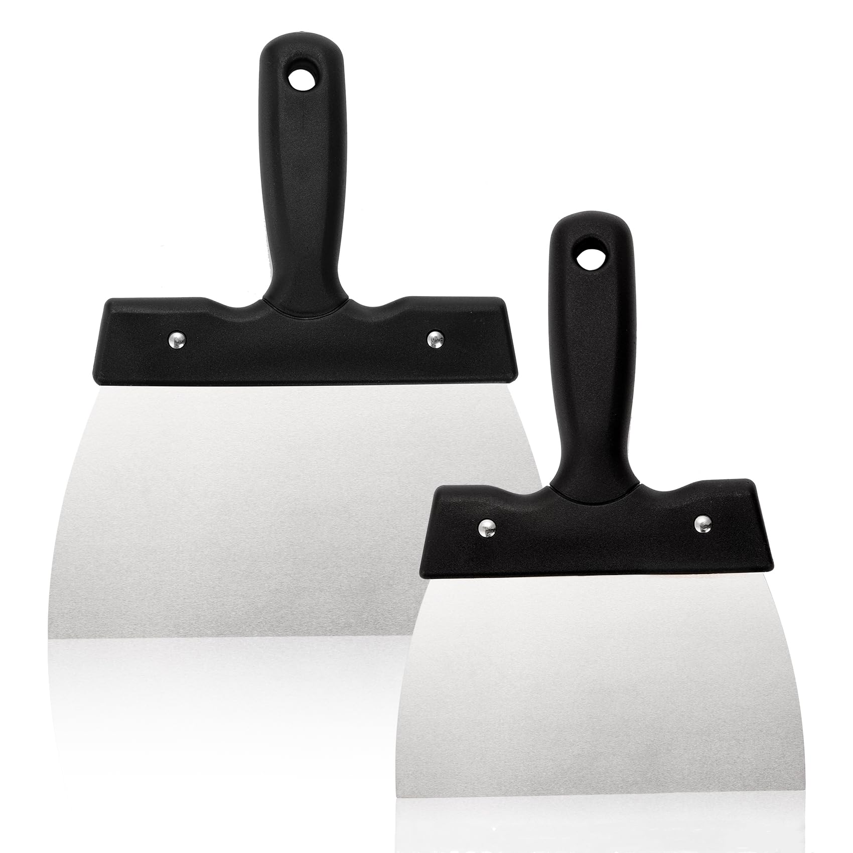 Peohud coating spatula large chocolate scraper for smoothing glossy surfaces.