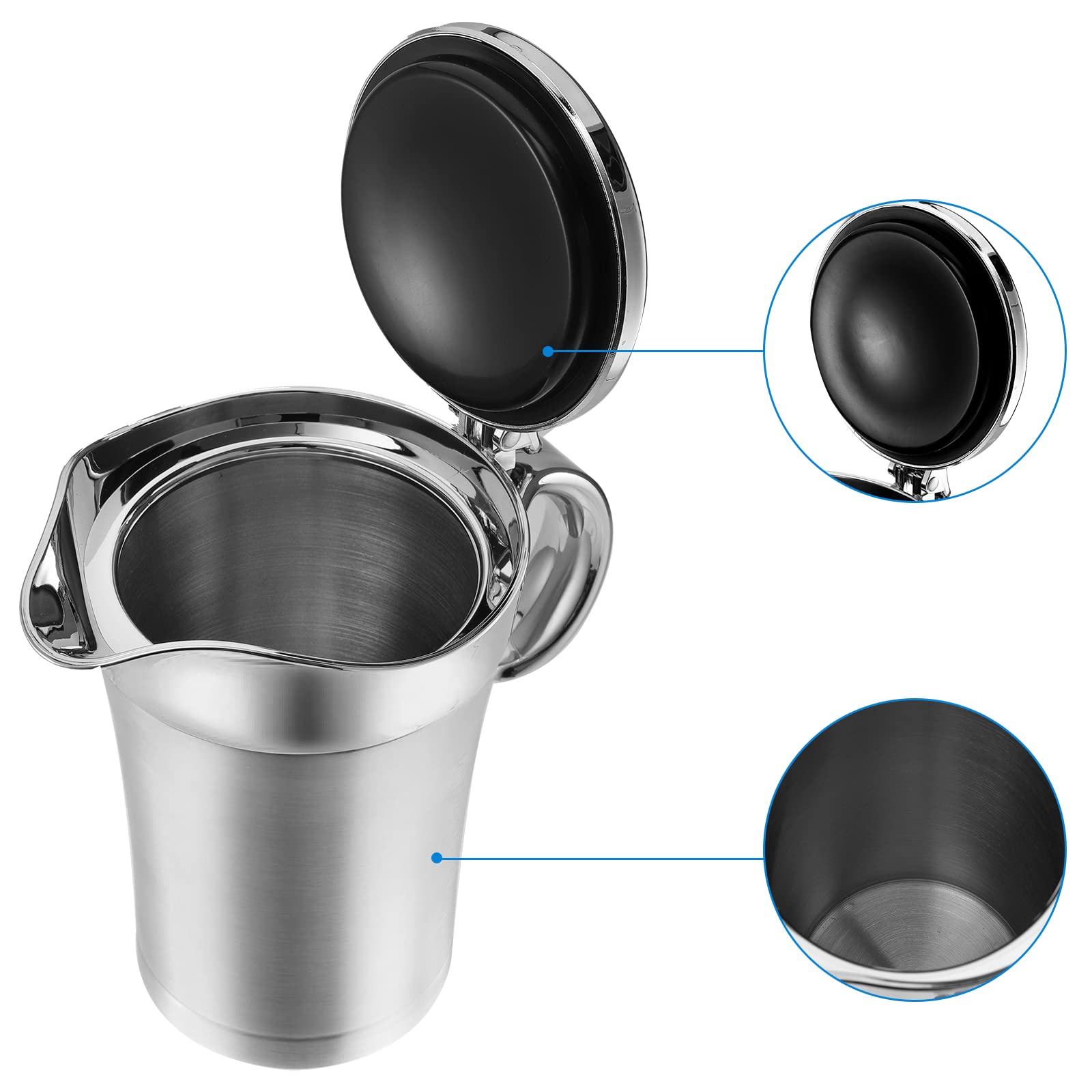 Peohud Gravy Boat 304 stainless steel body for durable use