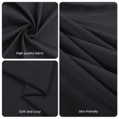 pepmily 15-inch drop tablecloth drapes neatly over long rectangular tables for a polished look.