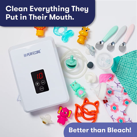 Perfecore portable countertop ozonator for easy cleaning on the go