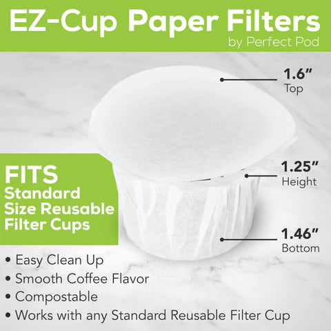 Perfect Pod EZ-Cup 400-filters pack highlighting bulk value for home or office use.