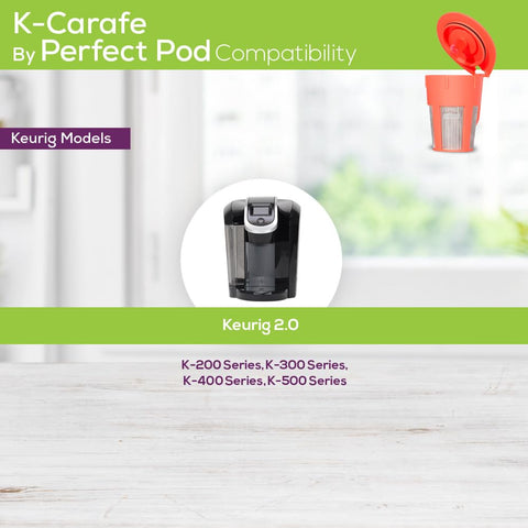 Reusable K-Carafe Pod by Perfect Pod ready for multiple cups and reduced waste.
