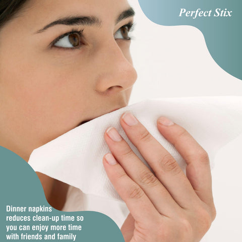 Bell Marque white napkins for clean presentation
