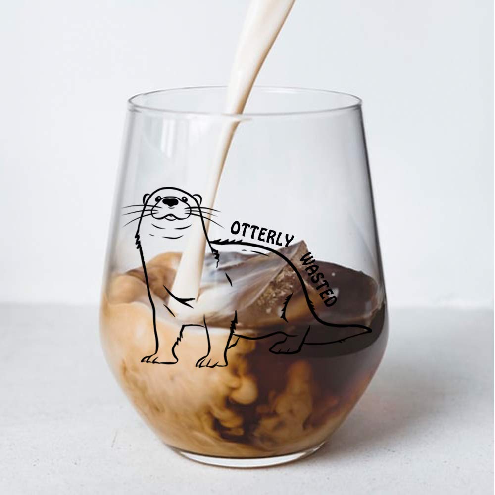 Perfectinsoy Best Wishes greeting card included with the otter gift set.