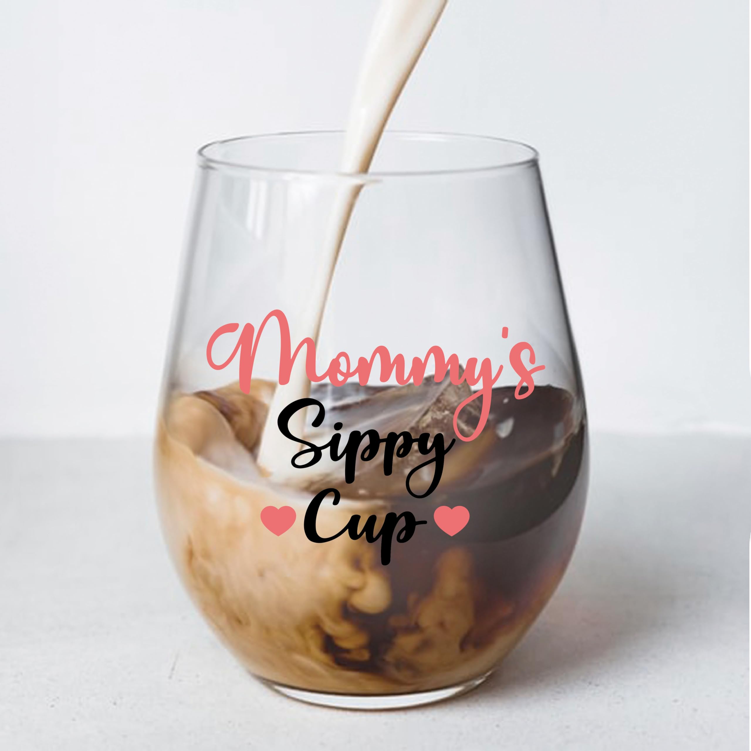 Perfectinsoy Mommy's Sippy Cup held to demonstrate ergonomic, easy-to-hold form.