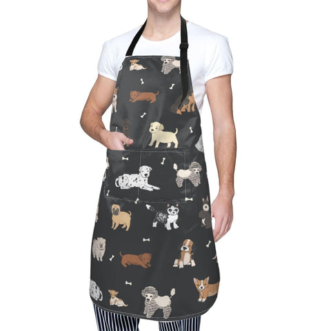 Perinsto Puppy Dog Waterproof Apron adjustable neck for comfortable wear