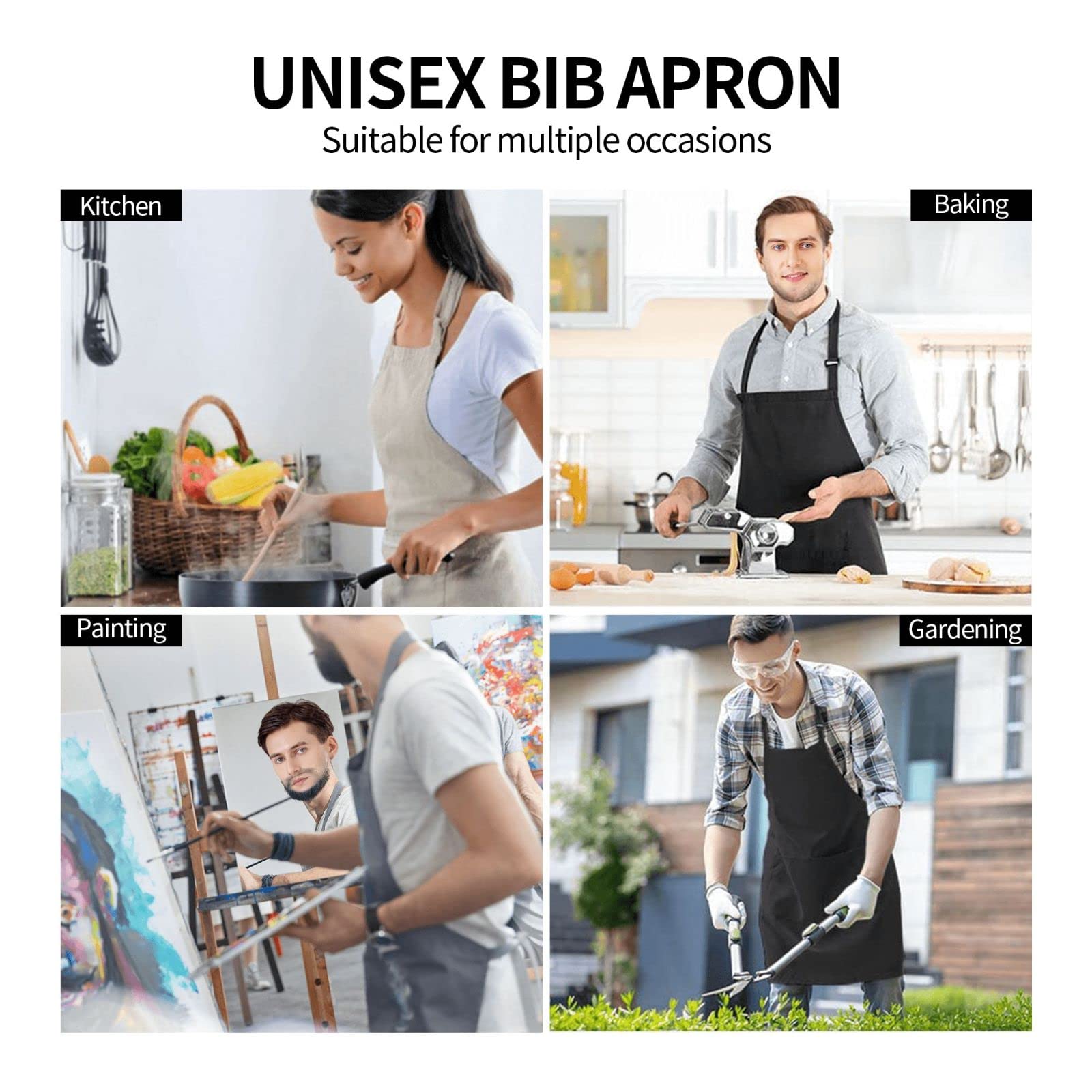 Perinsto Gift Pattern Apron, ideal for holidays and birthdays