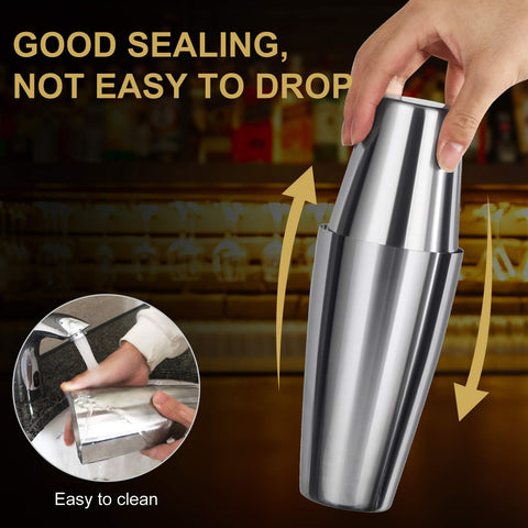 Perjoy bar strainer and fine mesh for smooth pours