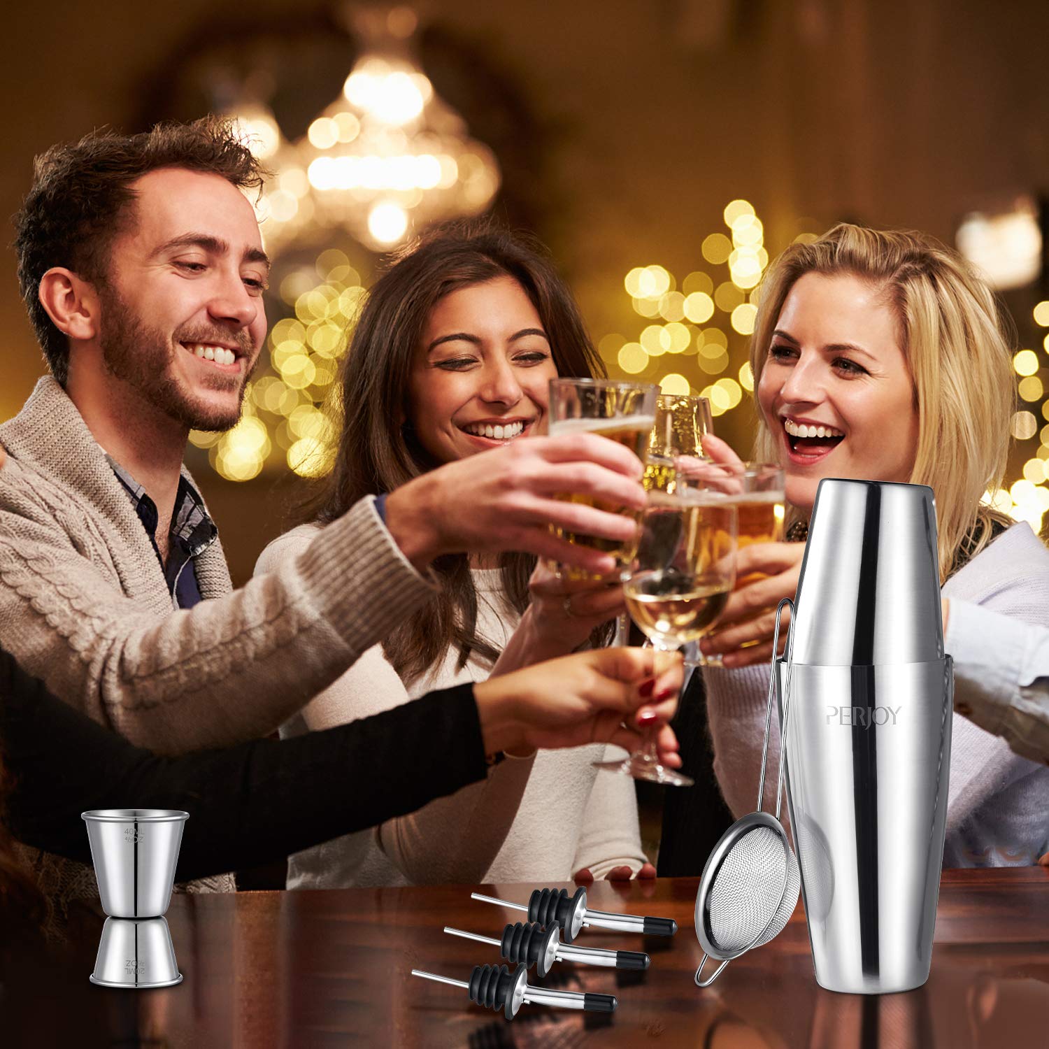 Perjoy dishwasher-safe bar tools simplify post-party cleanup