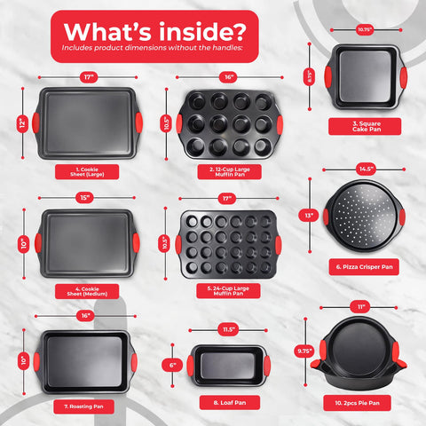 PERLLI large cookie sheet showing spacious surface for cookies and sheet-pan meals.