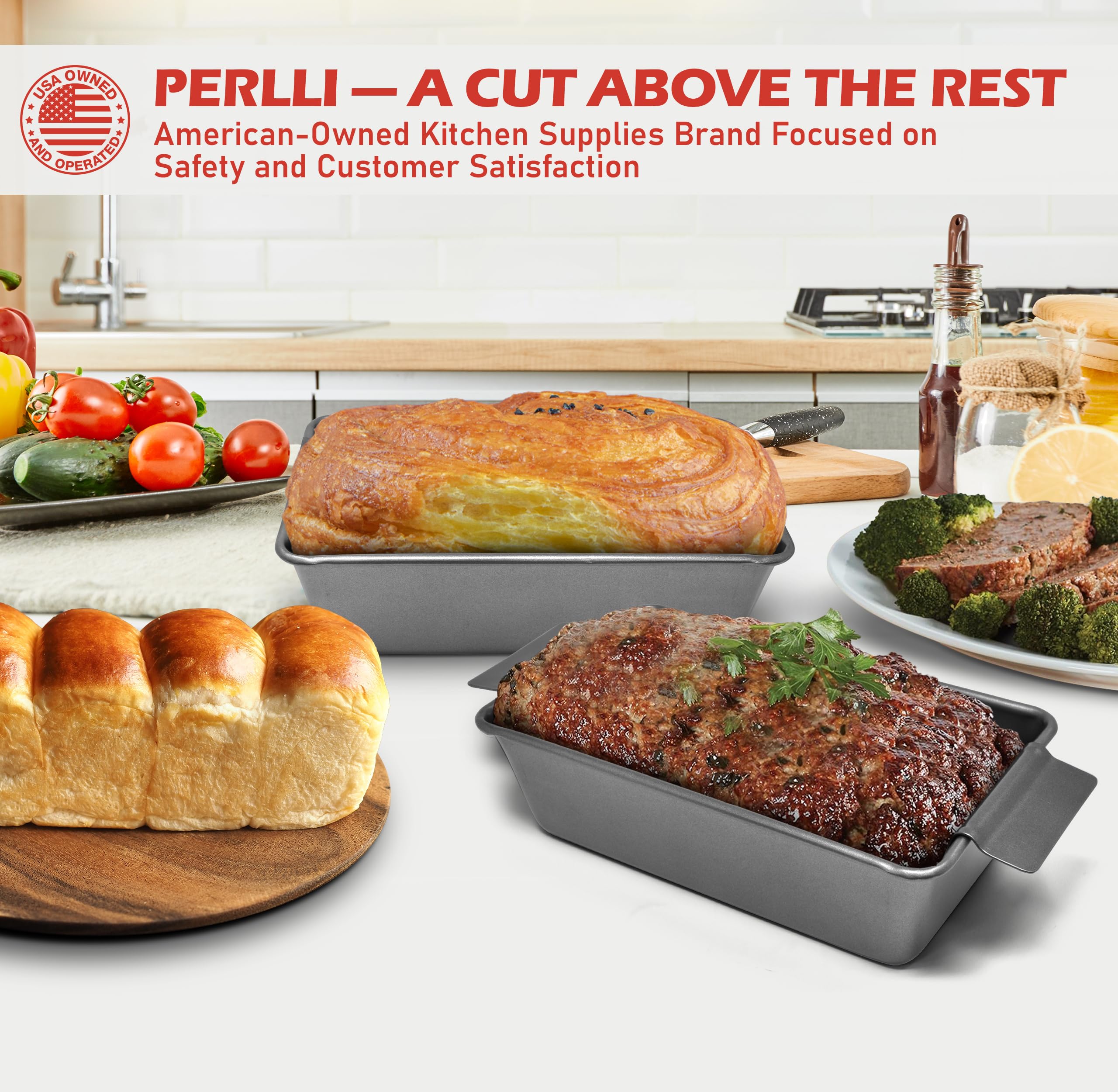 PERLLI pan during care and cleanup illustrating maintenance ease.
