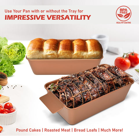 PERLLI BPA-free pan supports safe, dependable baking up to 450°F.