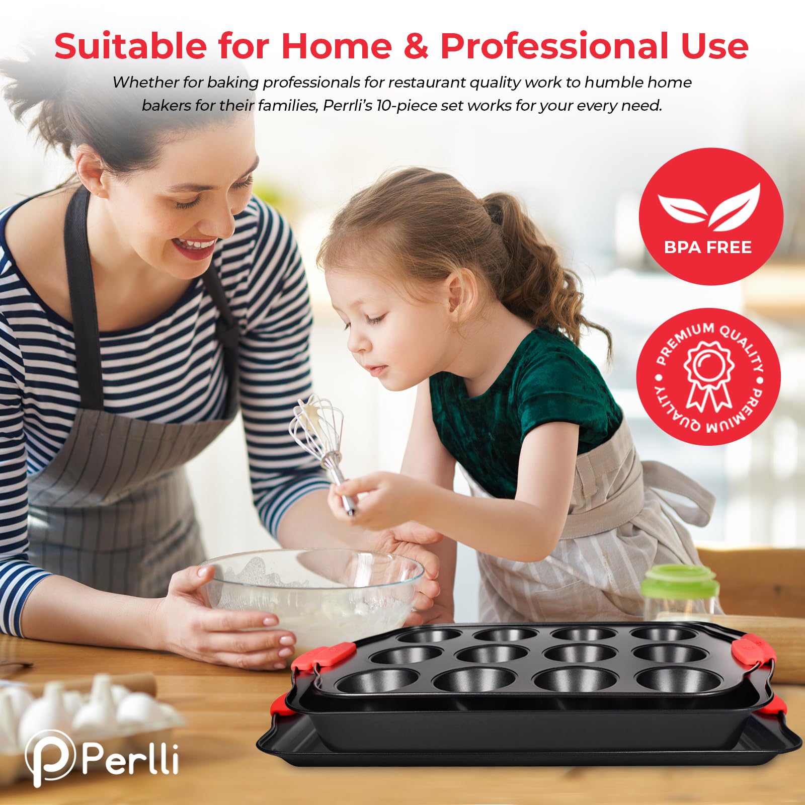 PERLLI loaf pan creates neat loaf slices with clean edges