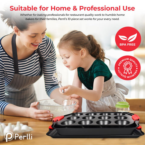 PERLLI loaf pan creates neat loaf slices with clean edges