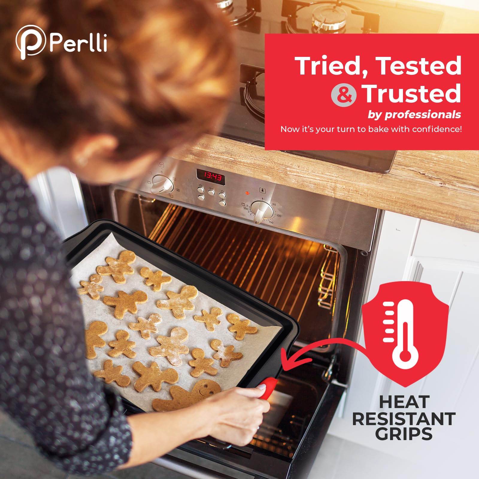PERLLI pizza crisper pan yields crispy crusts and less sogginess