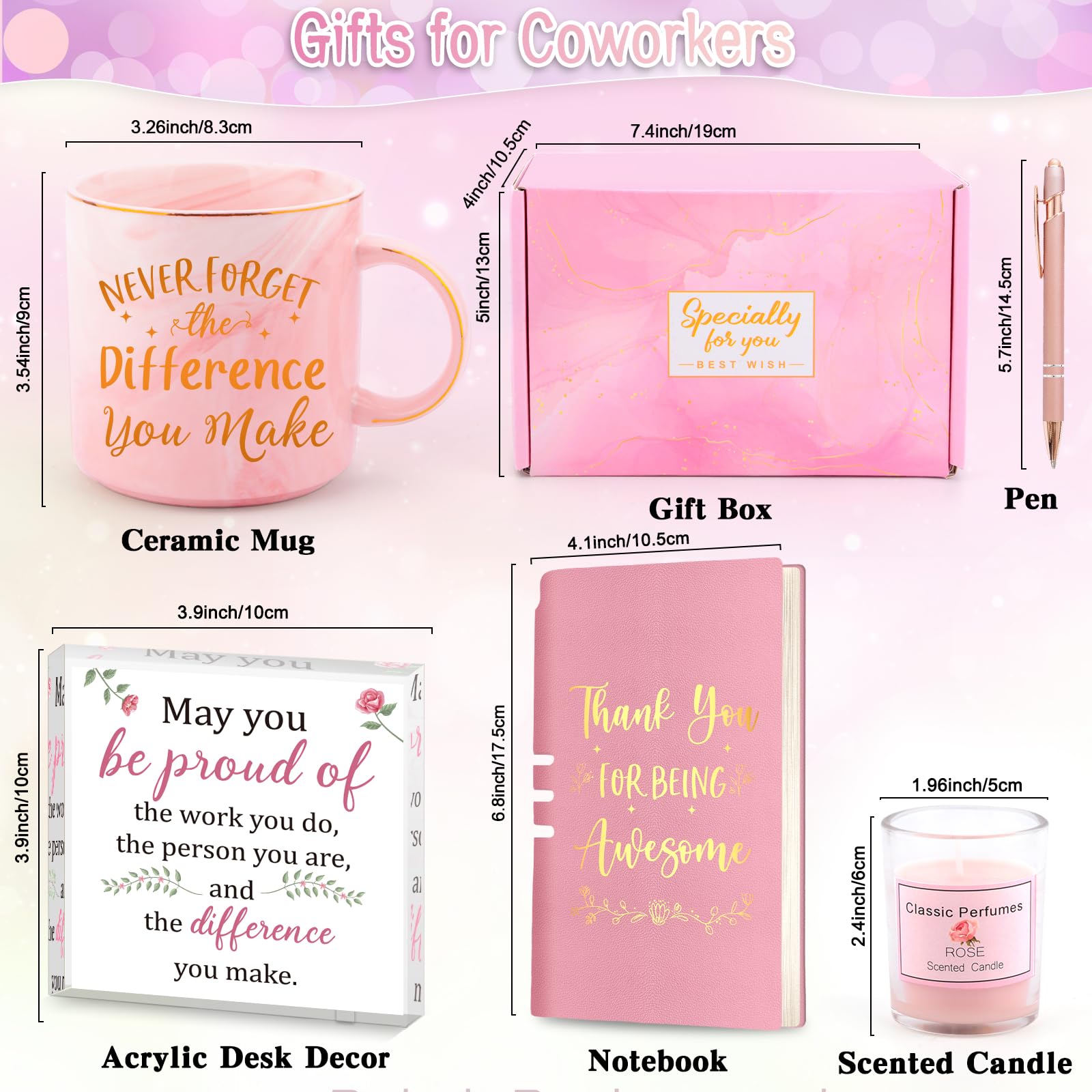Perpetily mug with the difference you make, gold detail on mug