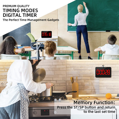 PERSUPER timer retractable stand enabling hands free placement
