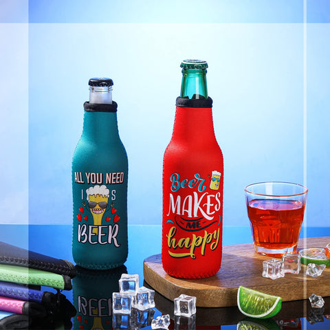 Perthlin neoprene beer sleeve is waterproof and quick-drying for outdoor events.