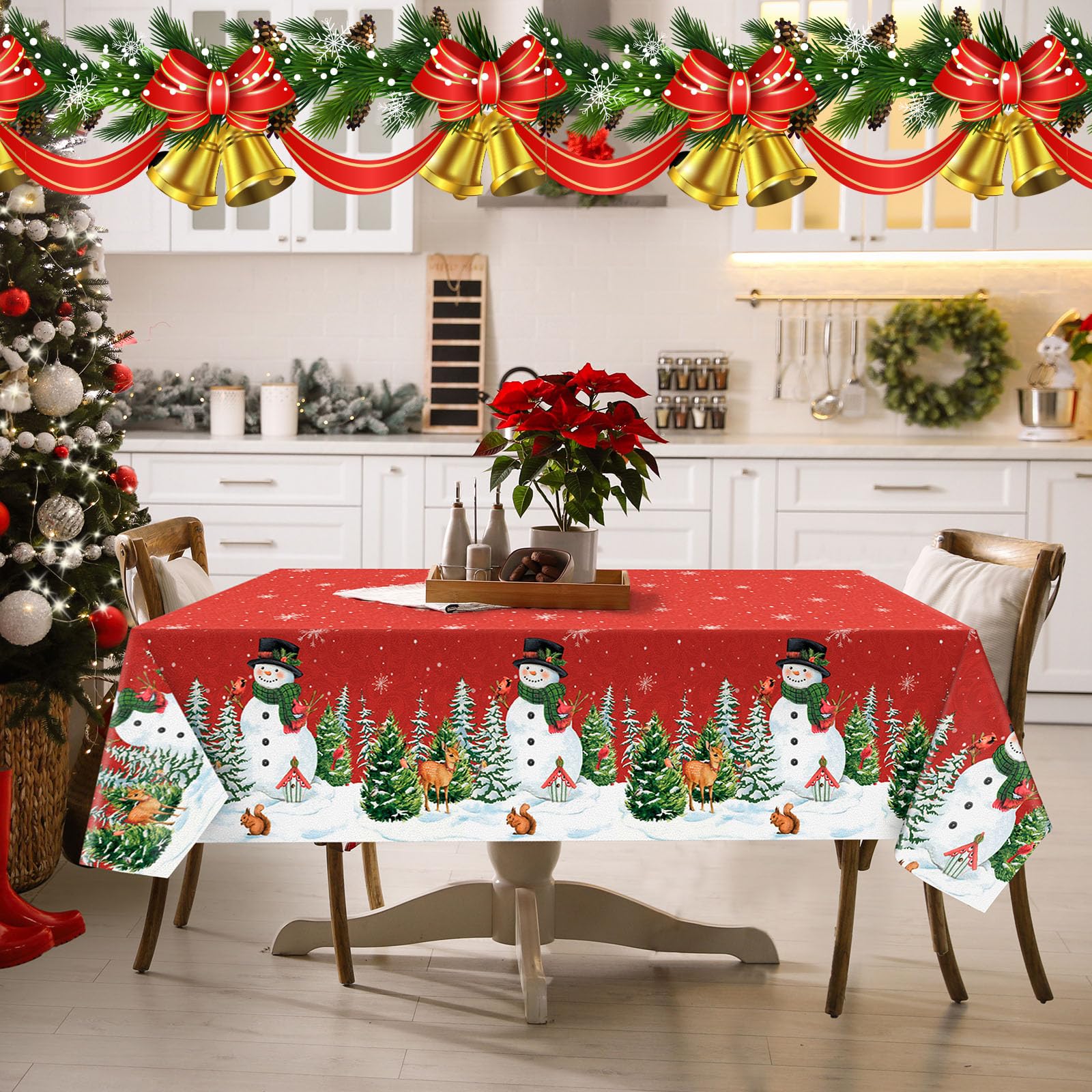Peryiter washable tablecloth for easy cleanup