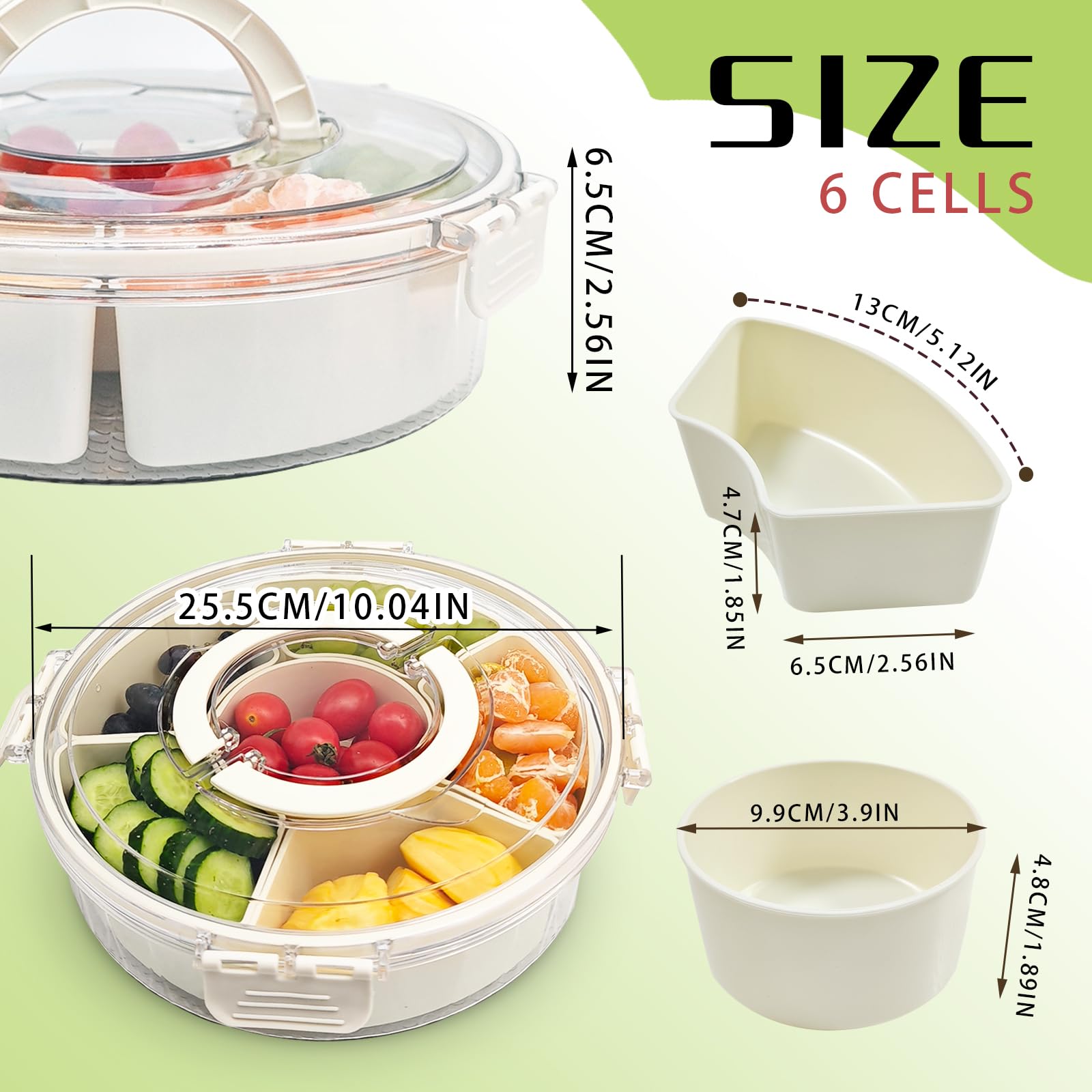 Pesilo pocket snack spinner for counters keeps organization neat during parties.