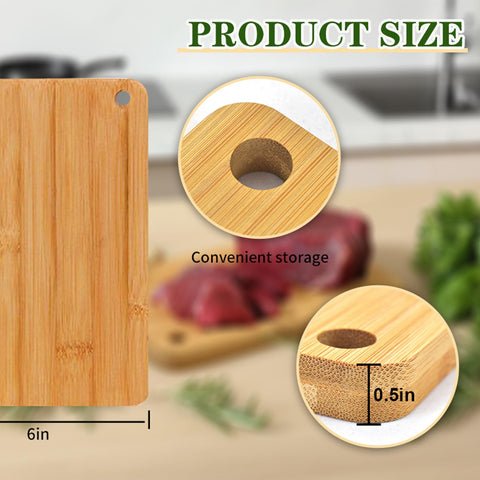 Pesueklns easy-clean bamboo board cleans quickly with warm water.