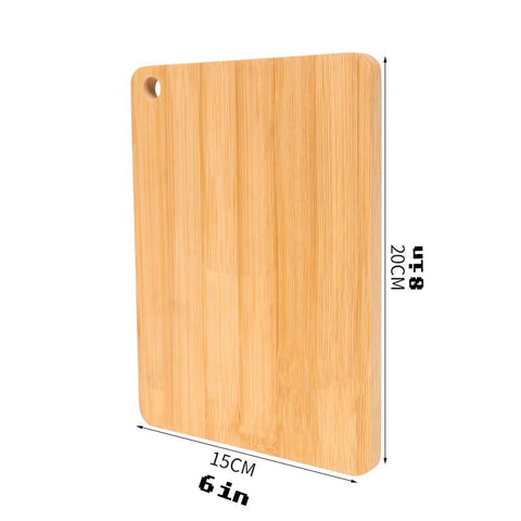 Pesueklns small-size bamboo board ideal for compact kitchens and travel use.