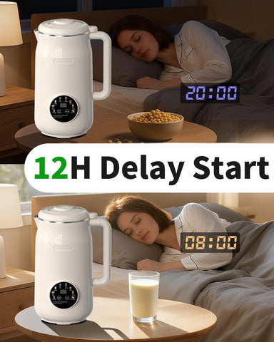 Peteme 8-in-1 Nut Milk Maker interior with 10 blades for smooth blends