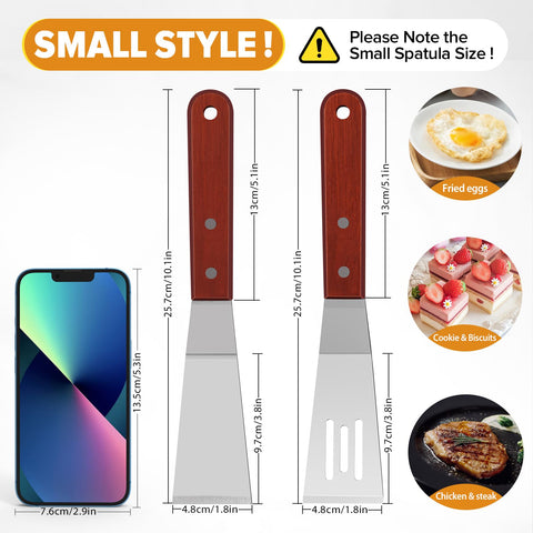 PETHOMKIT solid cookie spatula compact size ideal for lifting brownies.