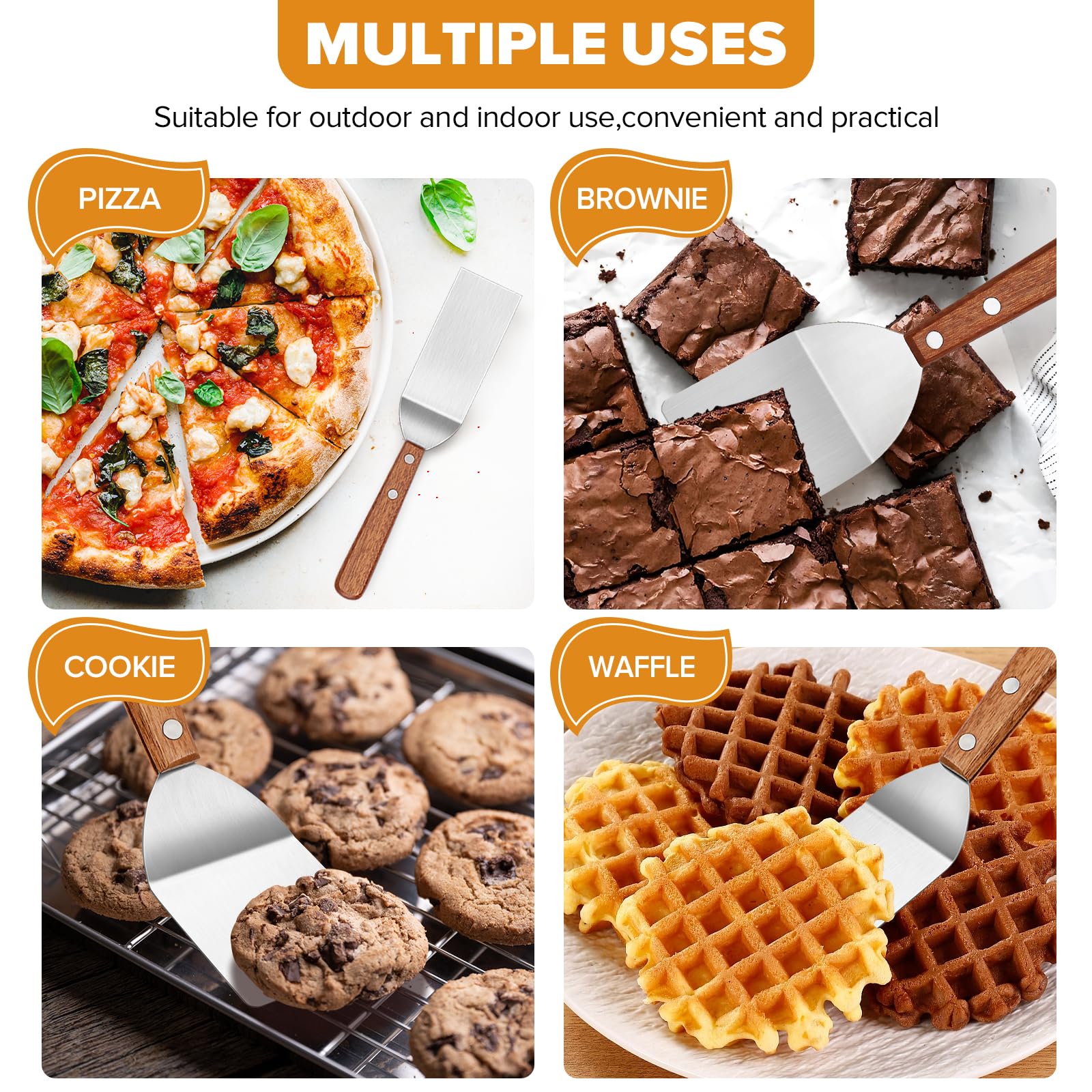 PETHOMKIT spatula for cookies and brownies, easy handling