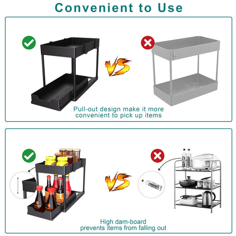 petisal bottom-drawer design keeps frequently used items within reach