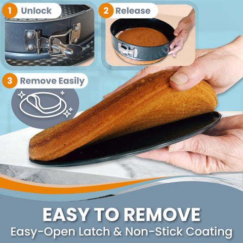 PETÍTS DESSERTS leakproof silicone sleeve protects batter in water bath