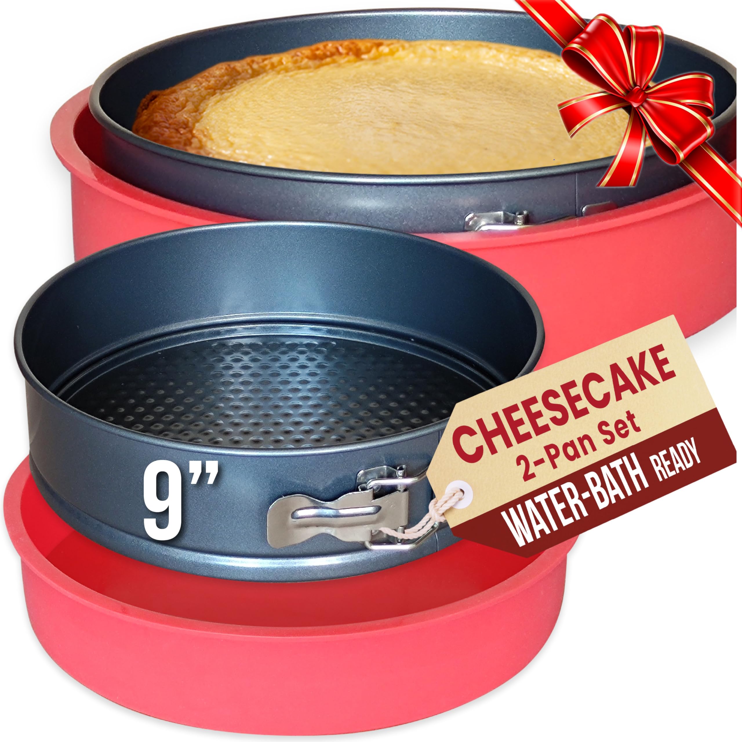 PETÍTS DESSERTS 9-inch springform pan nonstick for easy cheesecake release