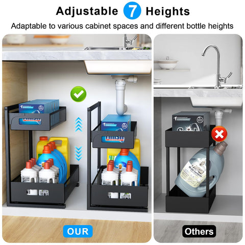 Petiza ball-track sliding drawer delivers smooth pulls for kitchen and bath.