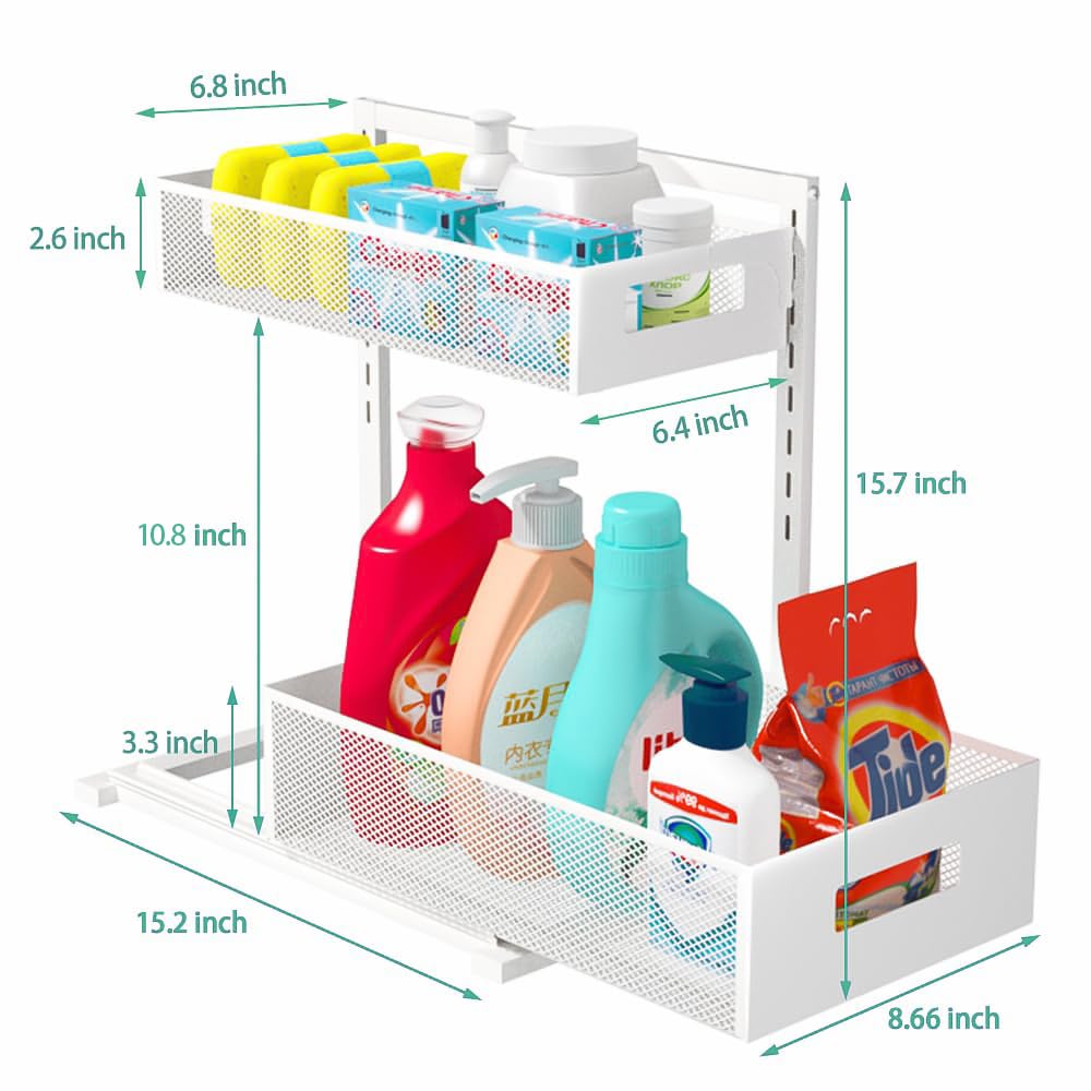 Petiza bottom basket accommodates tall bottles up to 10.8 inches.