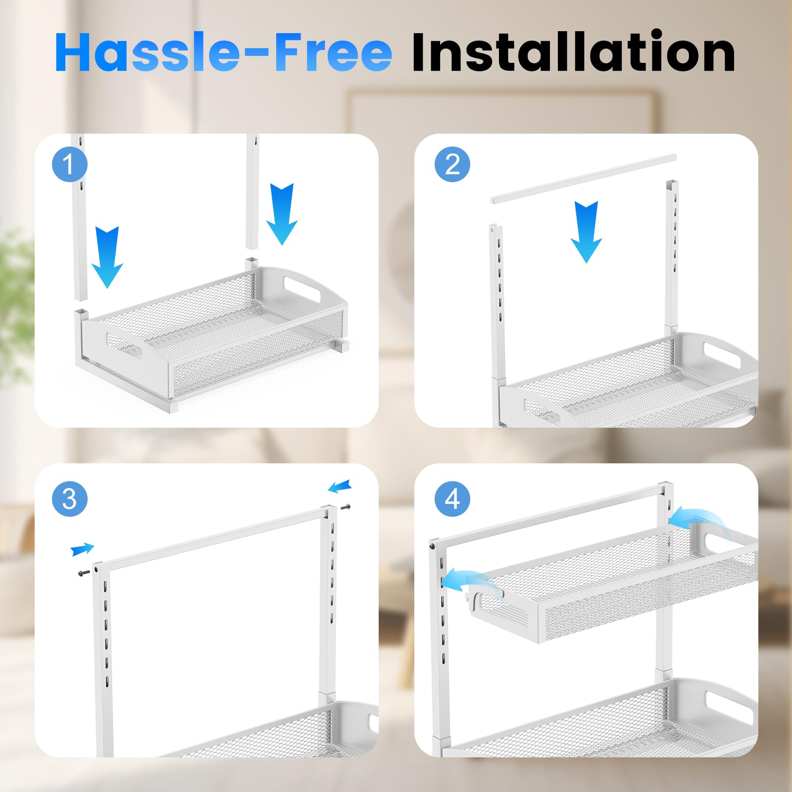 Petiza easy installation with screwdriver included