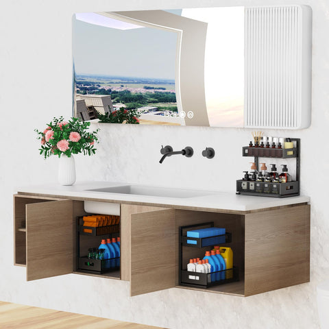 Petiza left or right-side slide allows flexible installation.