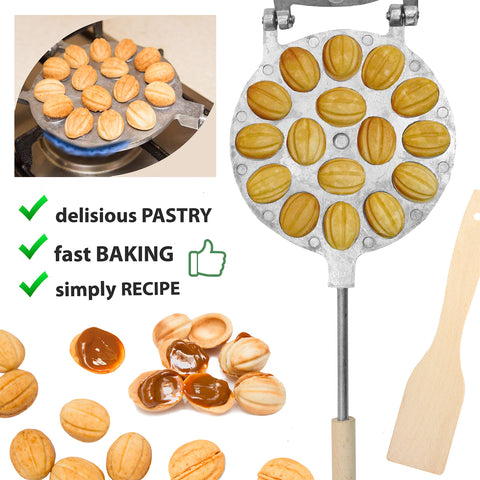 PetriStor baked oreshki turning golden and fragrant