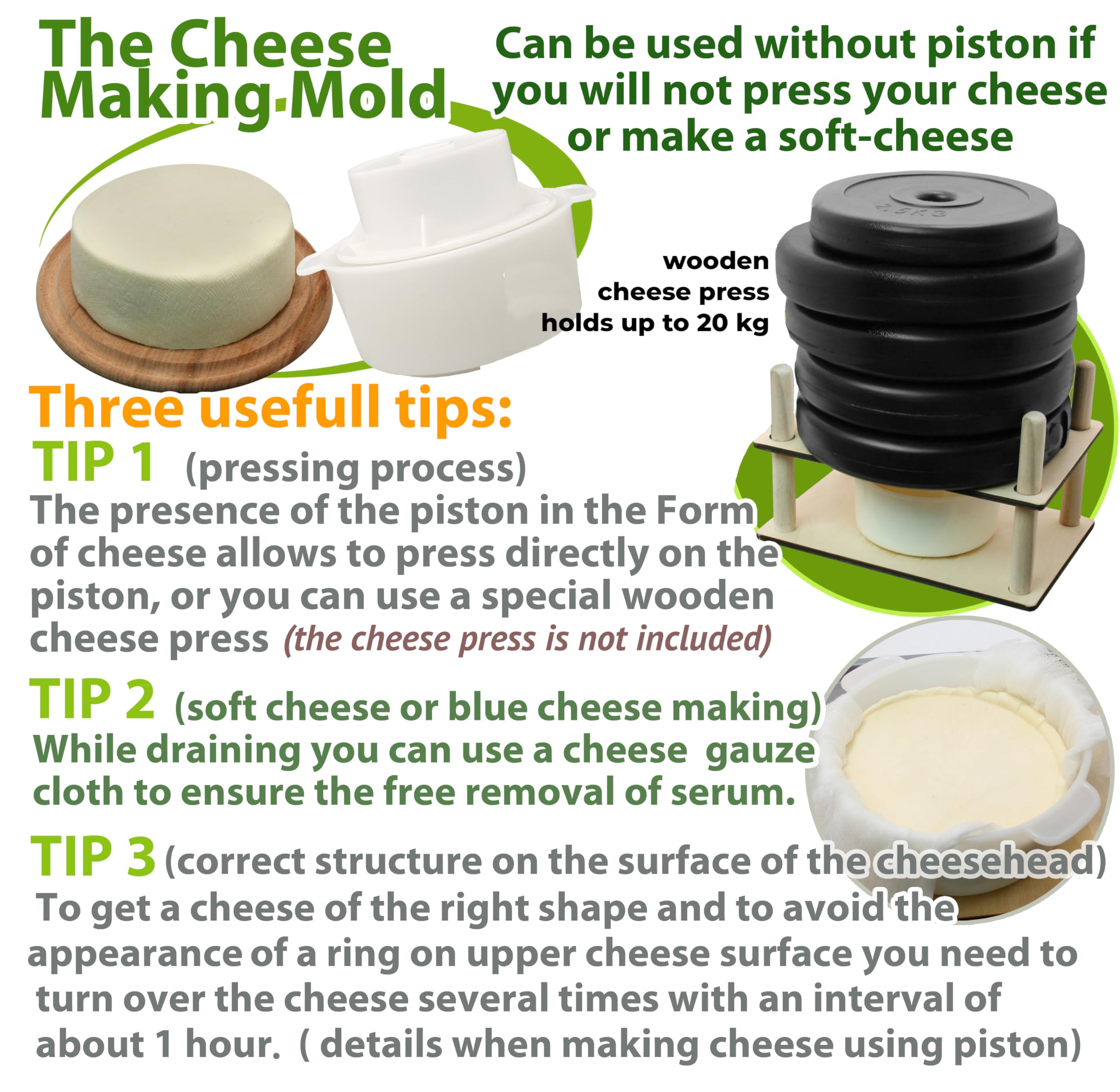 PetriStor mold enables reliable texture in homemade cheeses