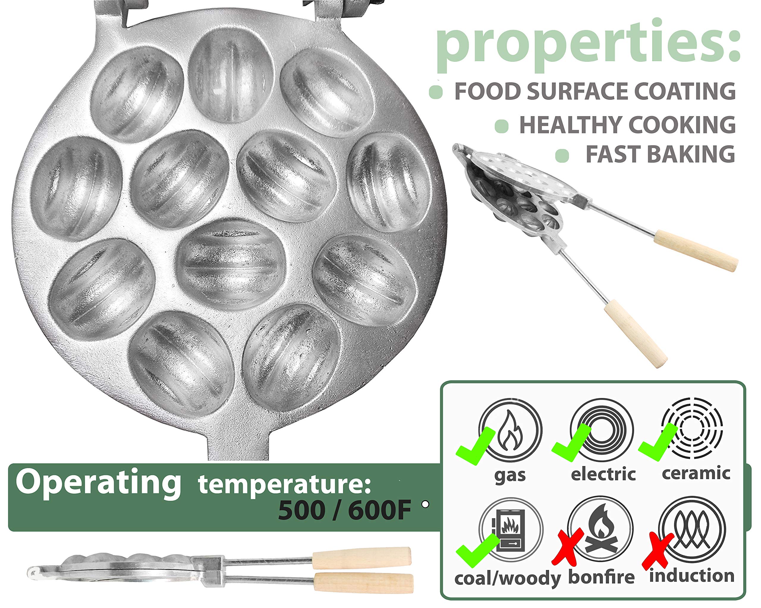 PetriStor compact aluminum mold fits in a small kitchen.