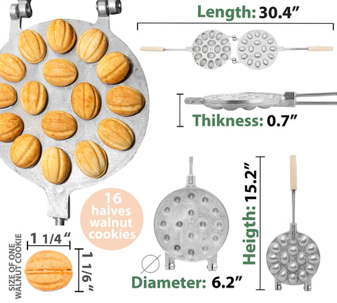 PetriStor mold size reference for precise shells