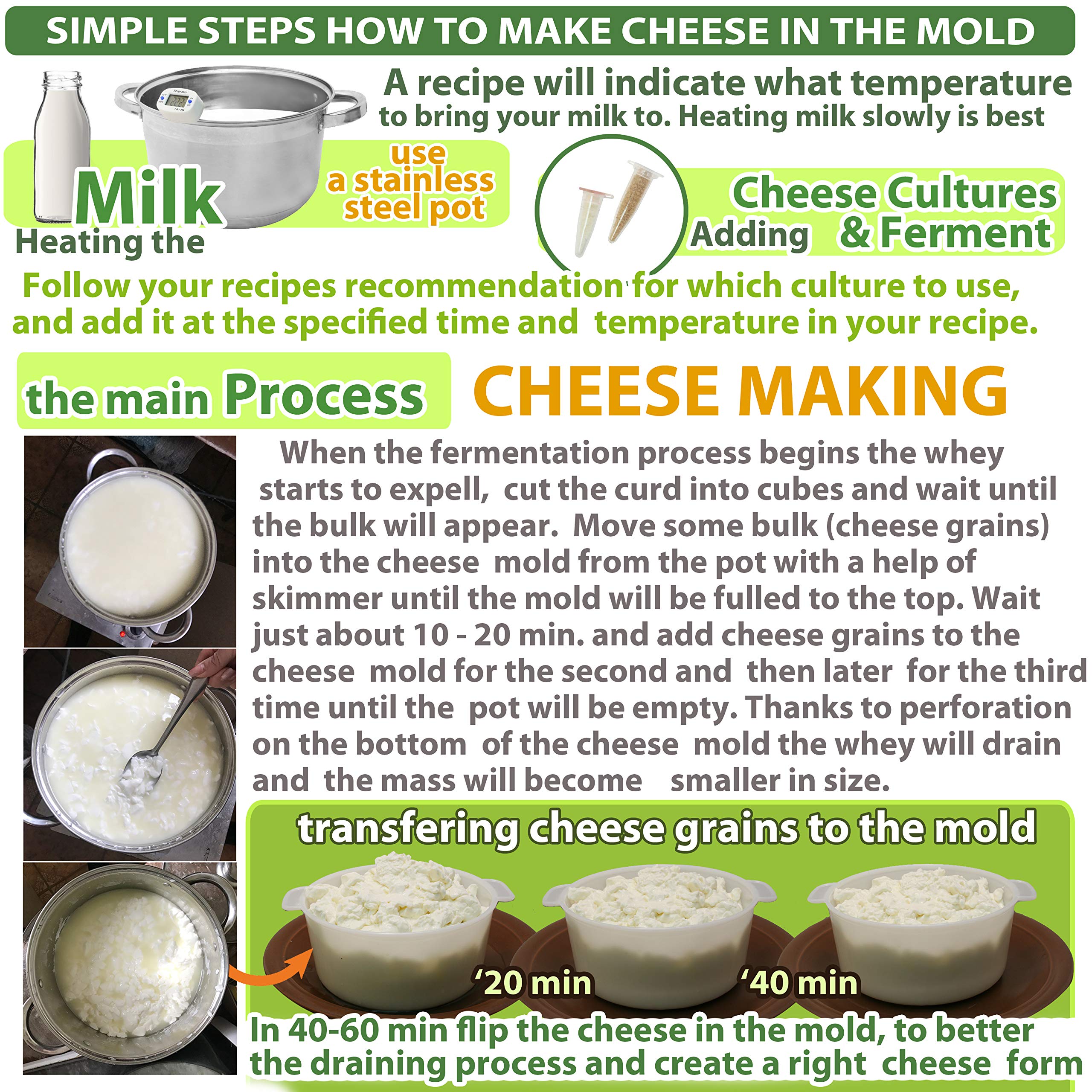 PetriStor paneer cheese press for home cheesemaking
