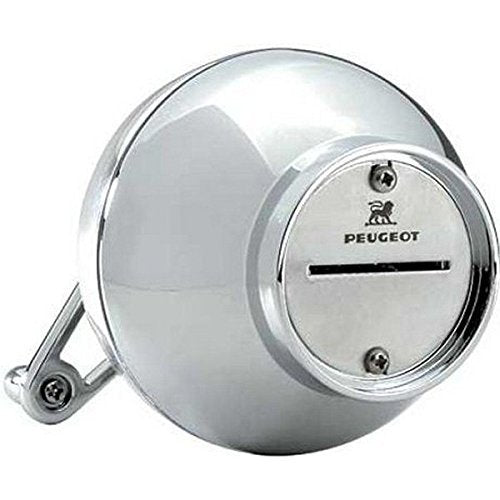 Peugeot 19501 Tidore Nutmeg Mill top view shows transparent chamber for monitoring grind.