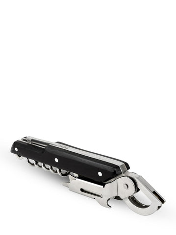 Peugeot Clavelin corkscrew with foil cutter opens wine smoothly and quickly.